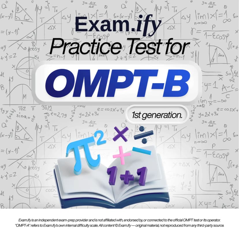 OMPT-B OMPT practice test cover, generation 1