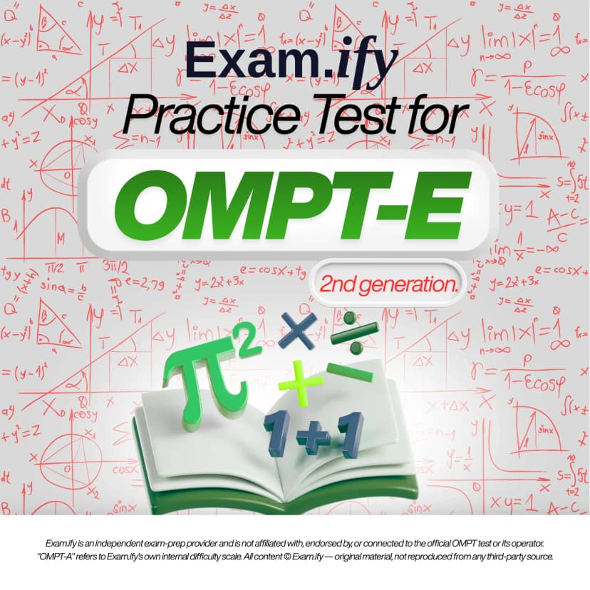 OMPT-E OMPT practice test cover, generation 2